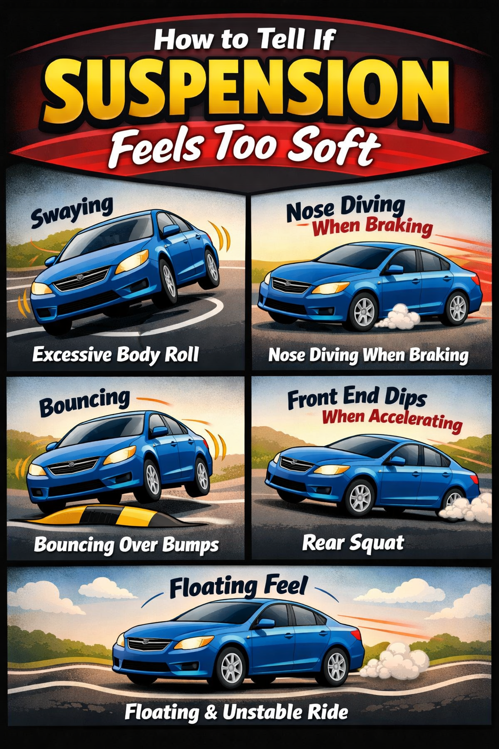 How to Tell If Your Car’s Suspension Feels Too Soft